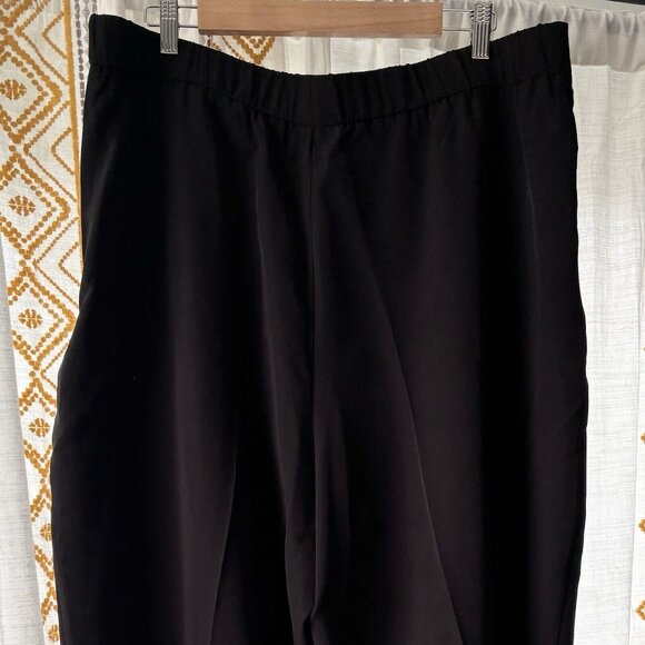 Manon Baptiste Suit Me Trouser Pants (Plus Size 22) Black Wide Leg Office Work - Picture 5 of 8